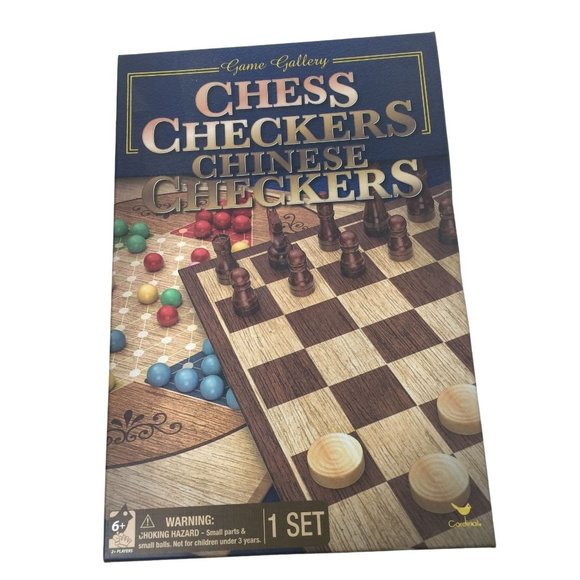 Game Gallery Board Game(s) Chess, Checkers & Chinese Checkers In box - Picture 1 of 16